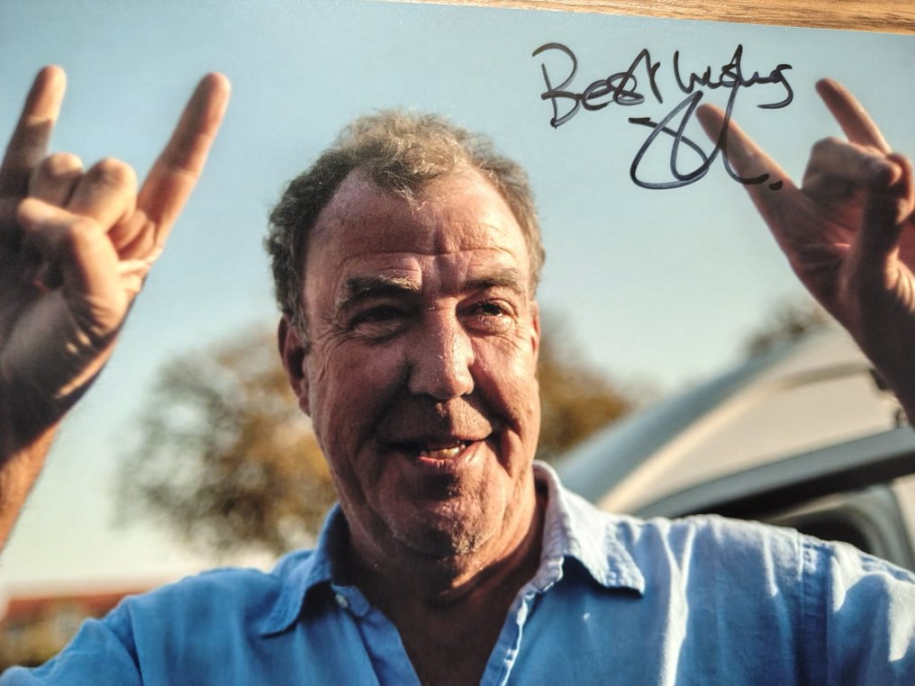 Top Gear - Jeremy Clarkson - Autograph, Photo with Beckett COA #2.1