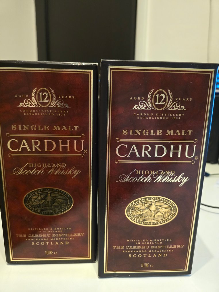 Cardhu 12 years old  - 1 Litre - 2 pullojen #4.3