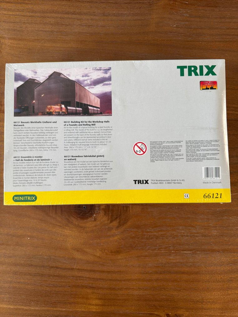 1:160 - Model kit - Bouwpakket Werkhal Gieterij en Walserij 66121 - Set de construcție al modelului unei hale de fabrică tipice pentru o turnătorie de oțel sau o #1.0