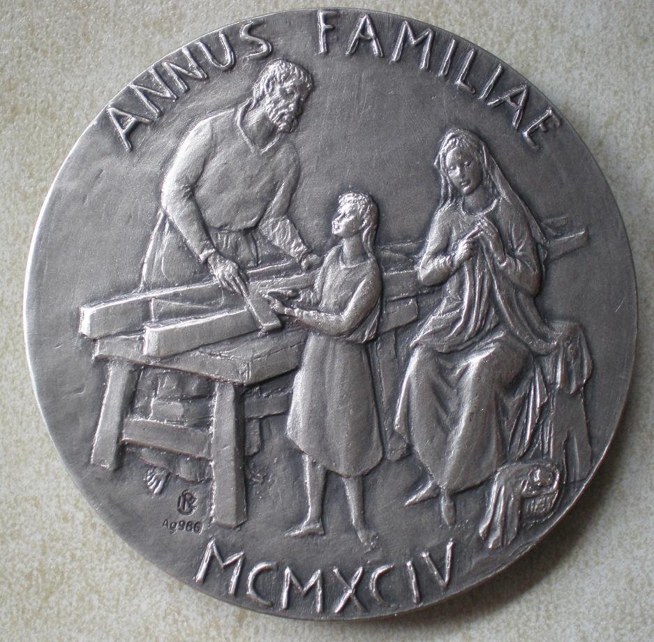 Βατικάνο. Medal 1994. Pope John Paul II silver official annual medal (χωρίς τιμή ασφαλείας) #1.0