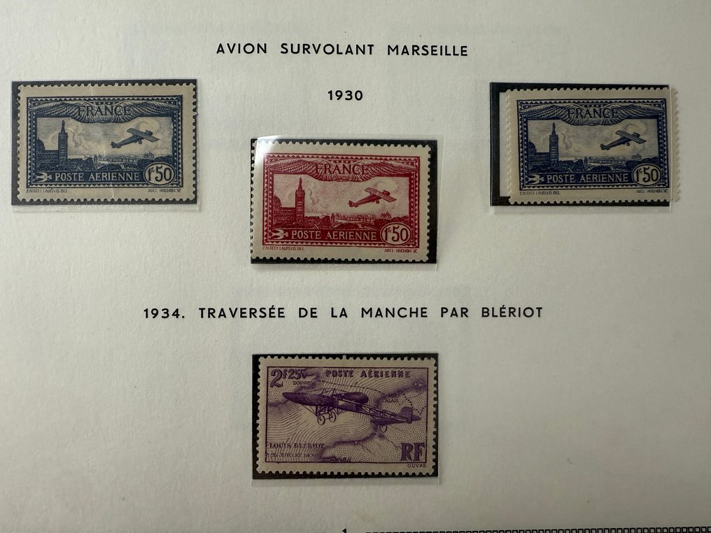 法国  - 收藏“空中电话及电话” (包括 PA 5、6、27、29..)，全新 - B/TB #2.1