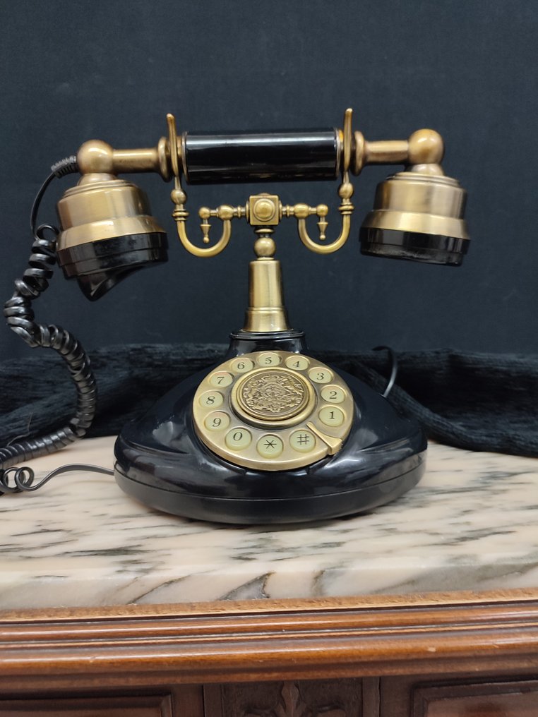 Telefon analogowy - Mosiądz - Telefon retro #3.2