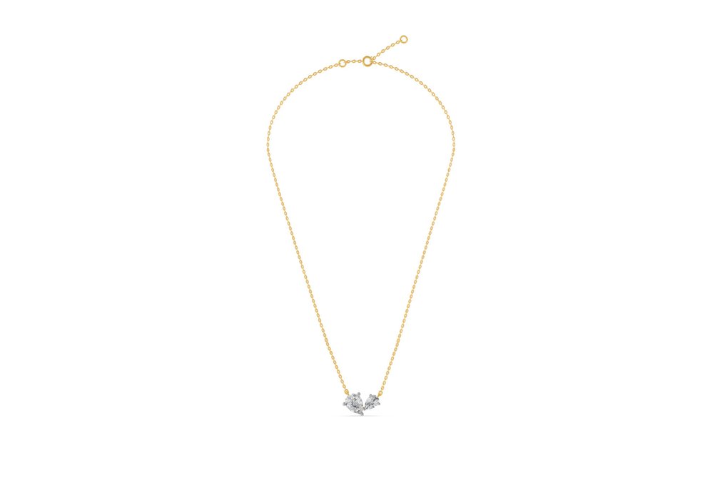 χωρίς τιμή ασφαλείας - Κολιέ - 14 καράτια Κίτρινο χρυσό -  1.56ct. tw. Διαμάντι (Εργαστηριακής καλλιέργειας) - Διαμάντι #2.1