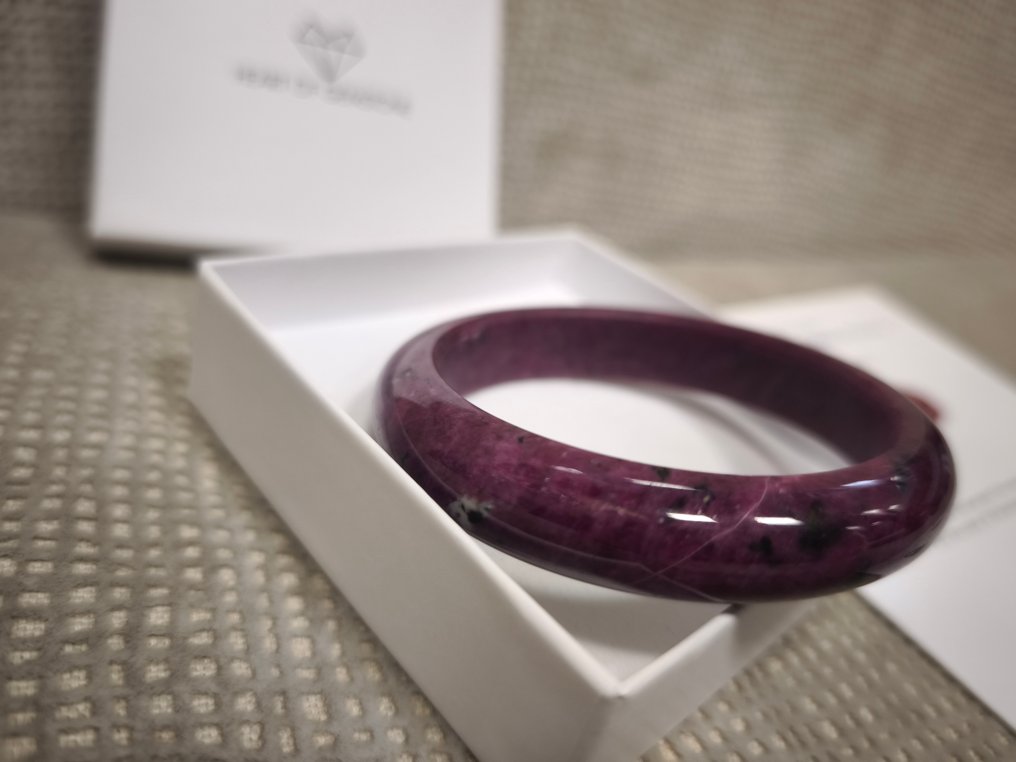 Χωρίς Αποθεματικό - Πιστοποιημένο από ALGT - Αποκλειστικό και Υψηλής Ποιότητας φυσικό βραχιόλι με Επιμελώς κομμένο και στιλβωμένο από έναν μόνο λίθο- 82.26 g #3.2