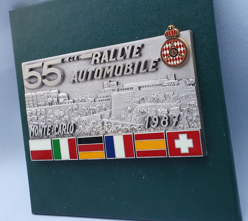 Διακριτικό 55 RALLYE AUTOMOBILE MONTE-CARLO 1987 - Μονακό - 20ος-τέλη #2.1