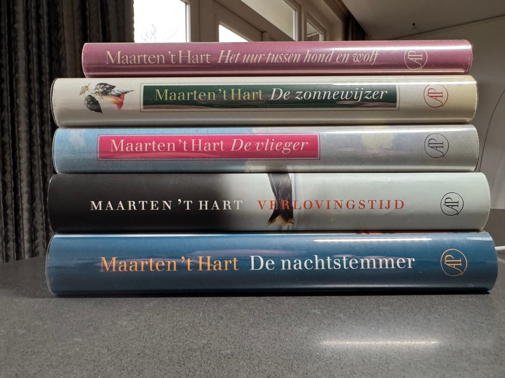 Maarten 't Hart - Lot met vijf gebonden eerste drukken - 1987-2019 #3.2