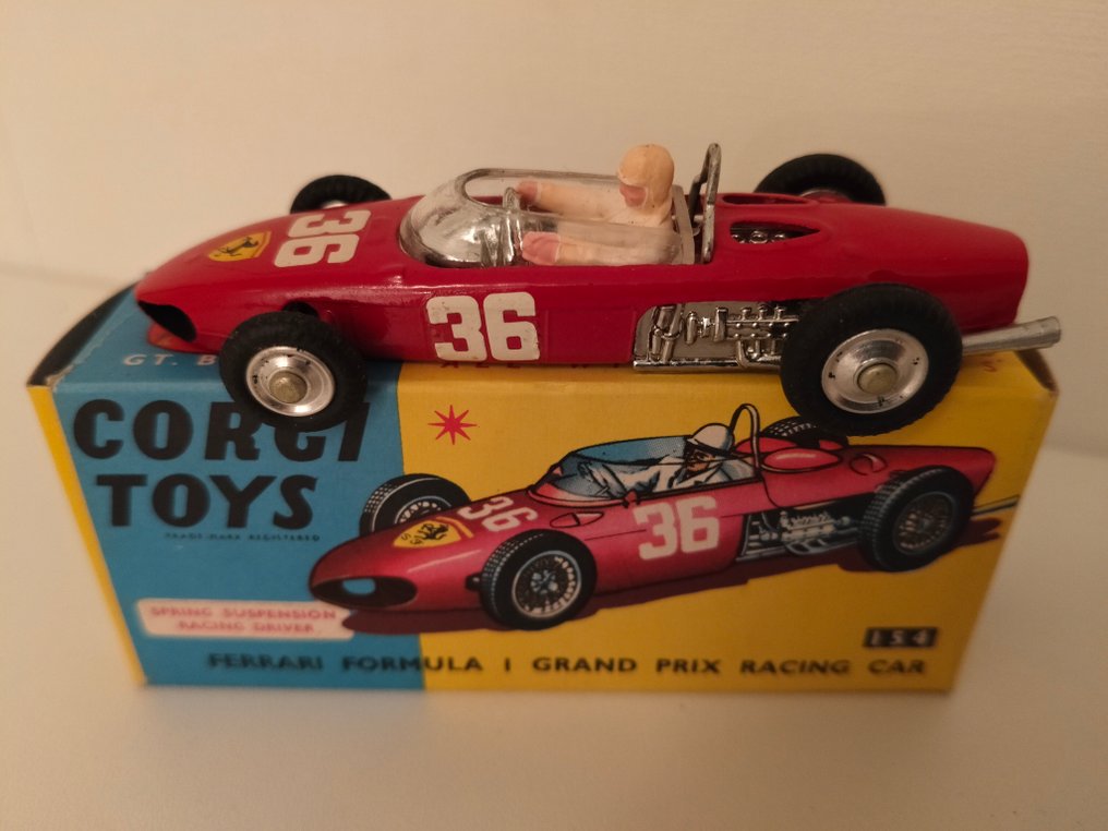 Corgi 1:43 - Modellauto - Corgi Toys 154 Ferrari Formule 1 Grand Prix raceauto #1.0