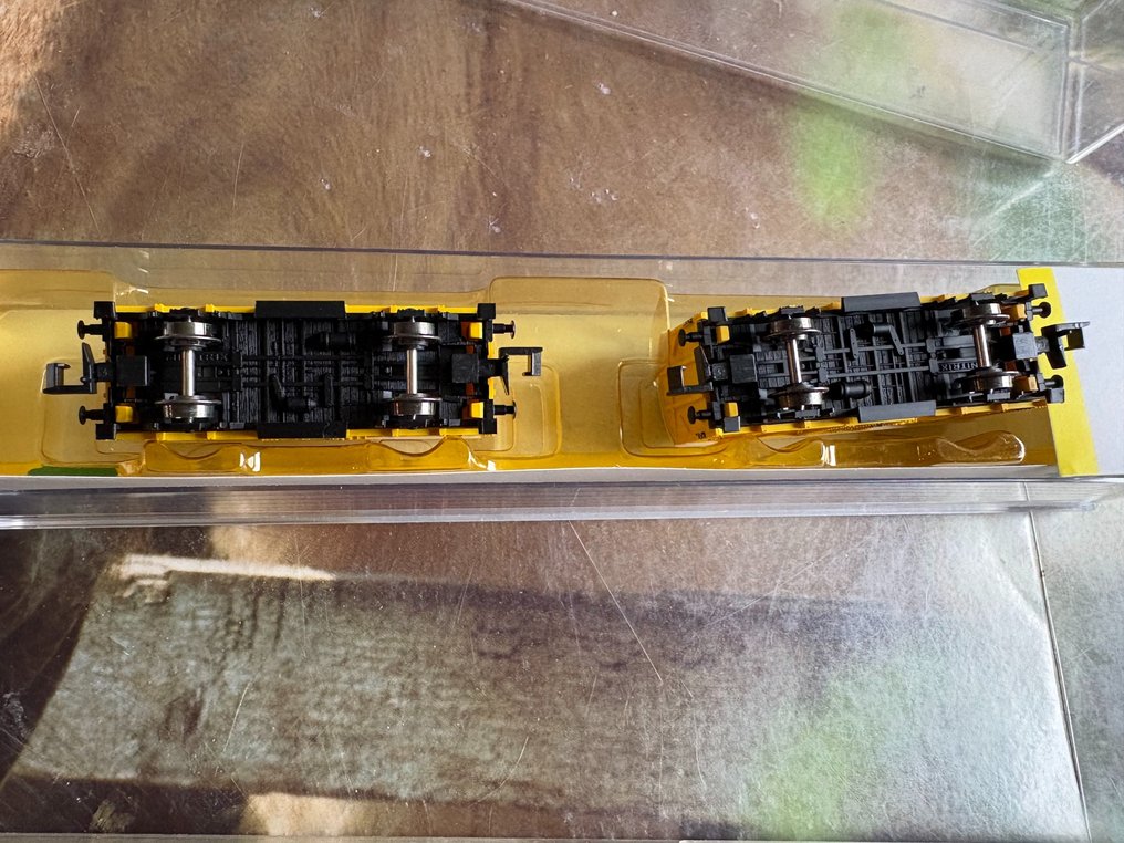 Minitrix N - 15010; 15308 - Zestaw modeli wagonu towarowego (2) - 4 wagony towarowe #3.2