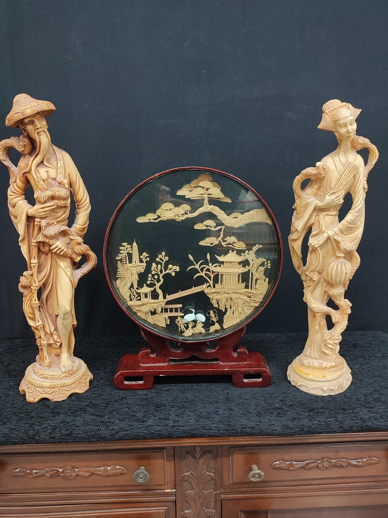 Collezione a tema - Collezione emblematiche sculture e schermo decorativo #1.0