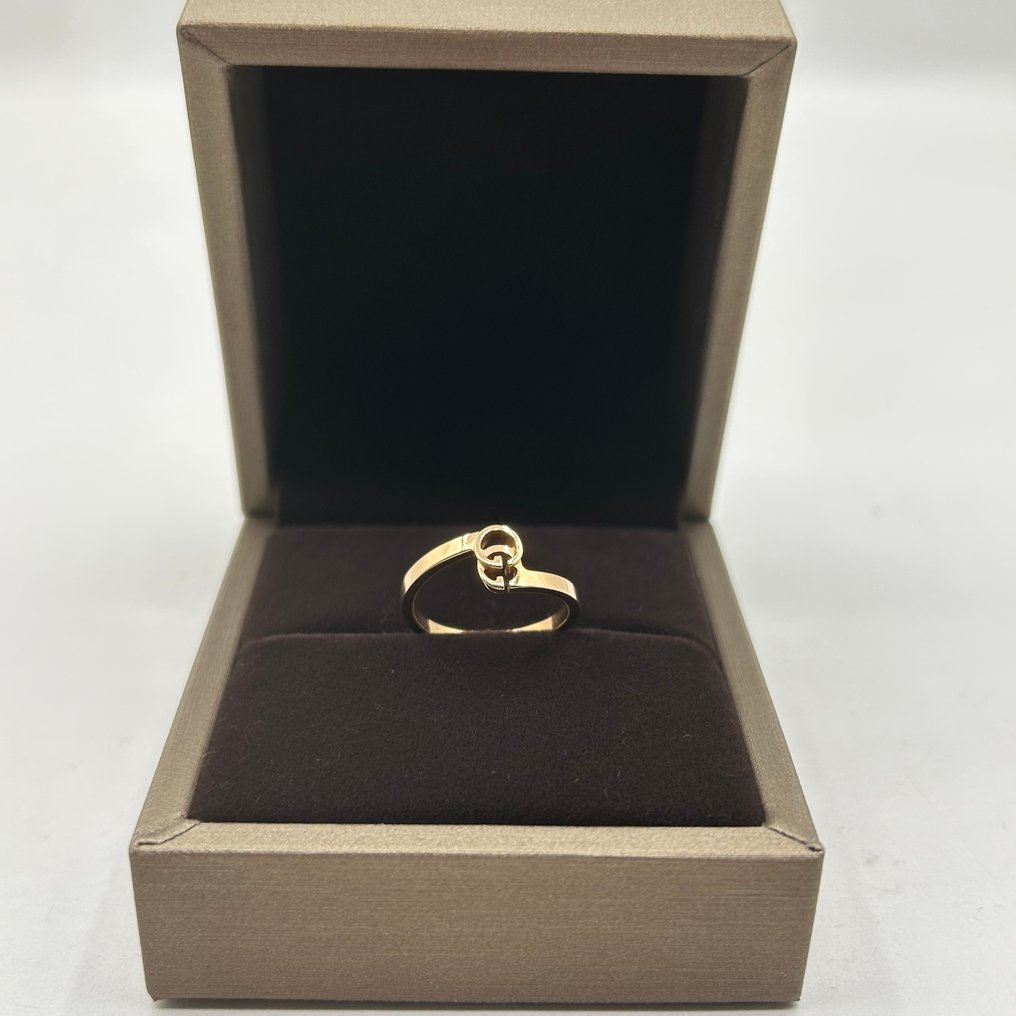 Gucci - 戒指 - GG Running - 18K包金 玫瑰金 #1.0