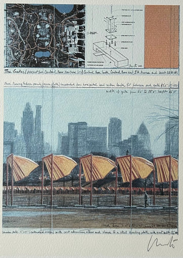 Christo (1935-2020) - The Gates - signed #1.0
