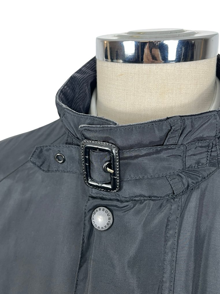 BARBOUR International Premium Leather England Exclusive Down Coat iconic Jacket - Winter Coat Tg. XL - Jas #4.3