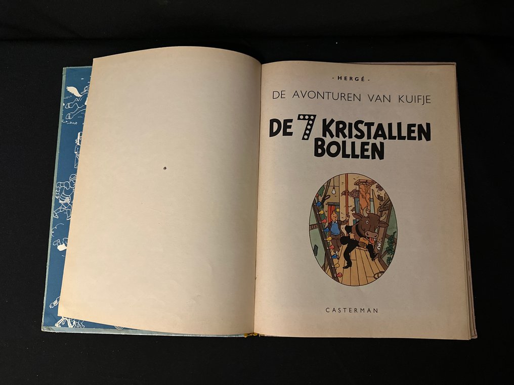 Kuifje 12 - Kuifje en de kristallen bollen - 1 Album - Reprint - 1954 #4.3