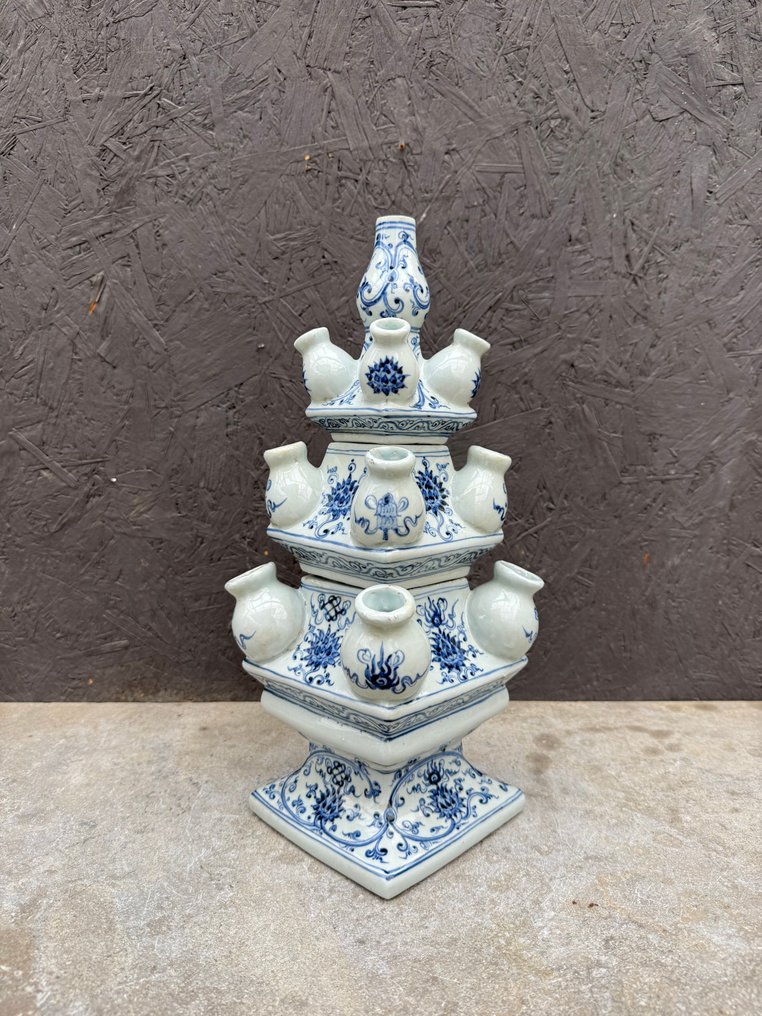 Vase - Porcelain - China - Tulip vase (No reserve price) #1.0