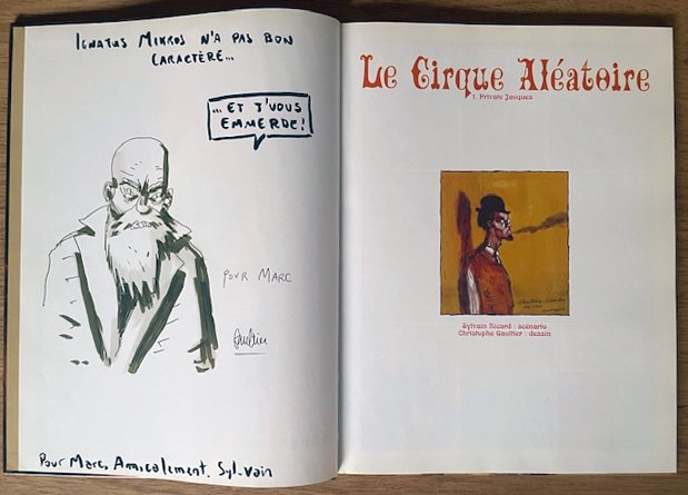 Le Cirque Aléatoire T1 + dédicace - C - 1 Album - Primera edición - 2004 #2.1