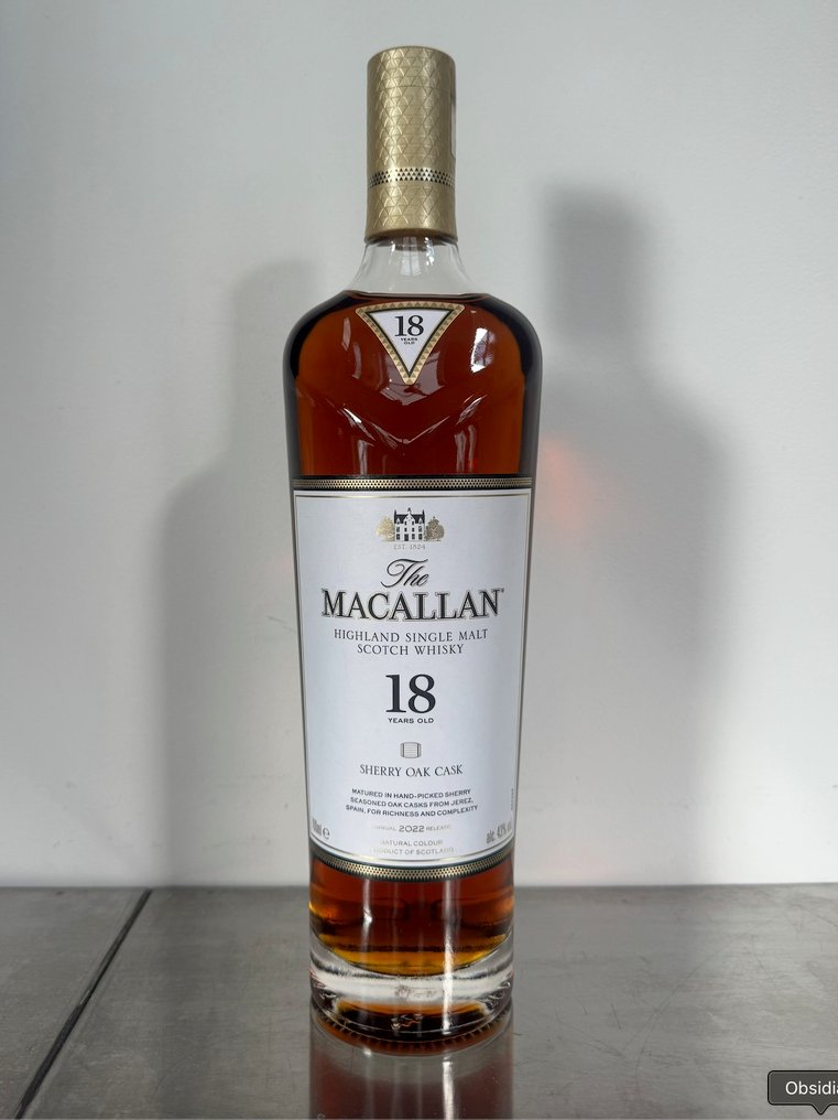 Macallan 18 years old Sherry Oak Cask 2022 Release - 700ml #1.0