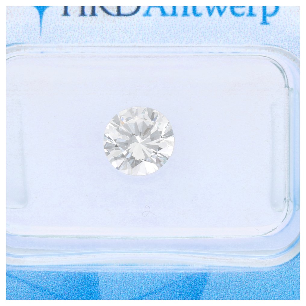 1 pcs Gyémánt (Természetes) - 1.03 ct - Kerek - D (színtelen) - VS1 - HRD Antwerpen #1.0