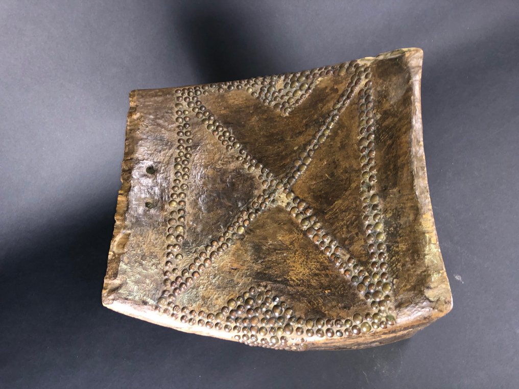 Ngombe - Stol - Trä, Mässing #4.3