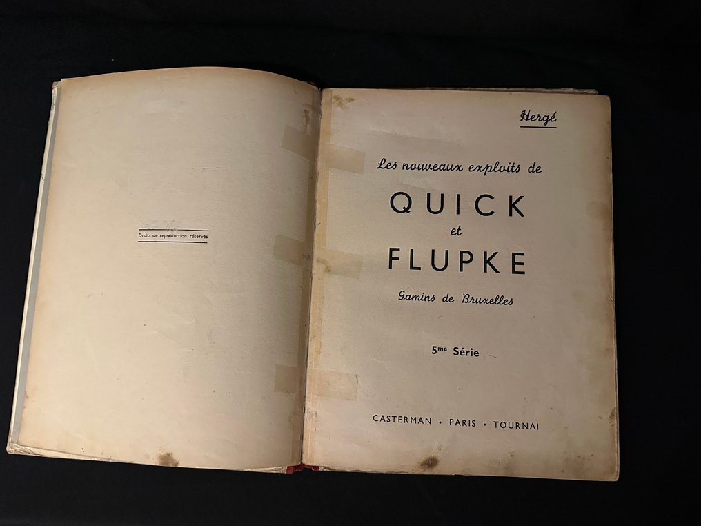 Quick et Flupke T5 - Quick et Flupke gamins de Bruxelles (A12) - 5e série - 1 Album - 第一版 - 1940 #4.3