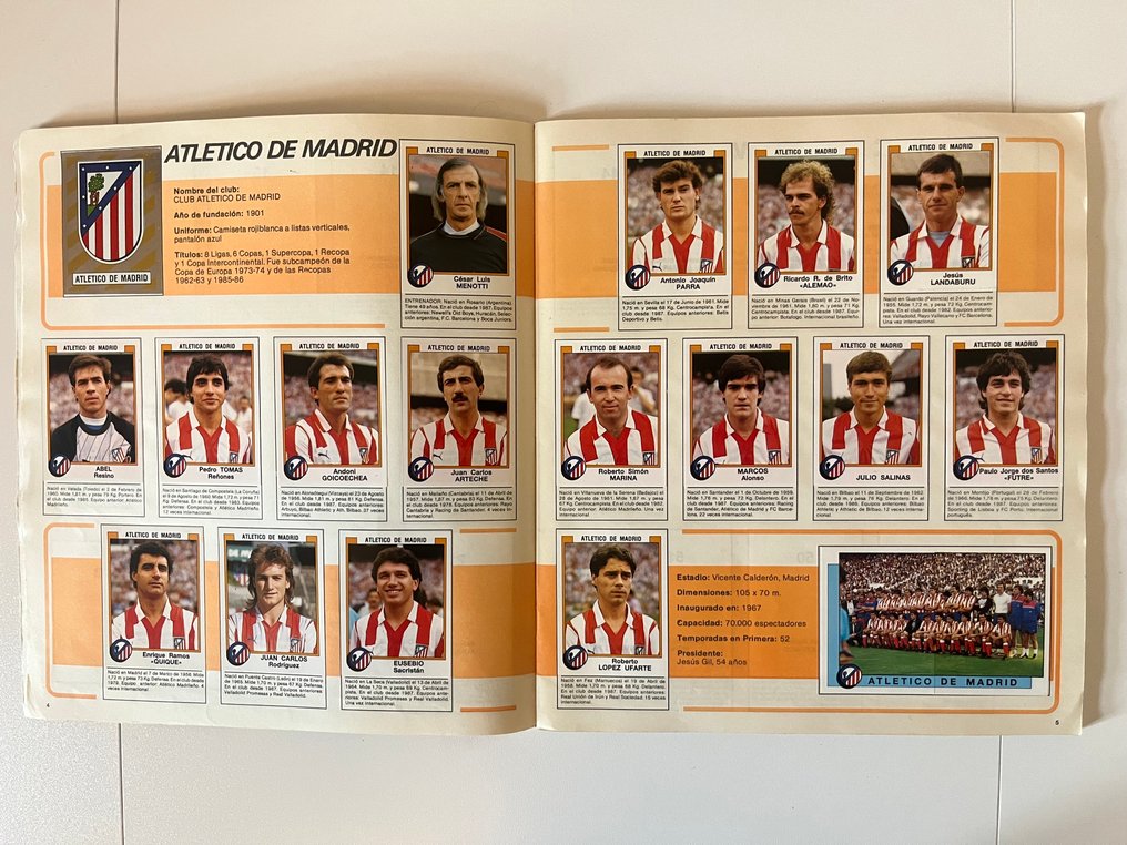 Panini Fútbol 88 Include modulo d’ordine originale, - 1 sticker missing - Album incompleto - Excellent (EX) #4.3