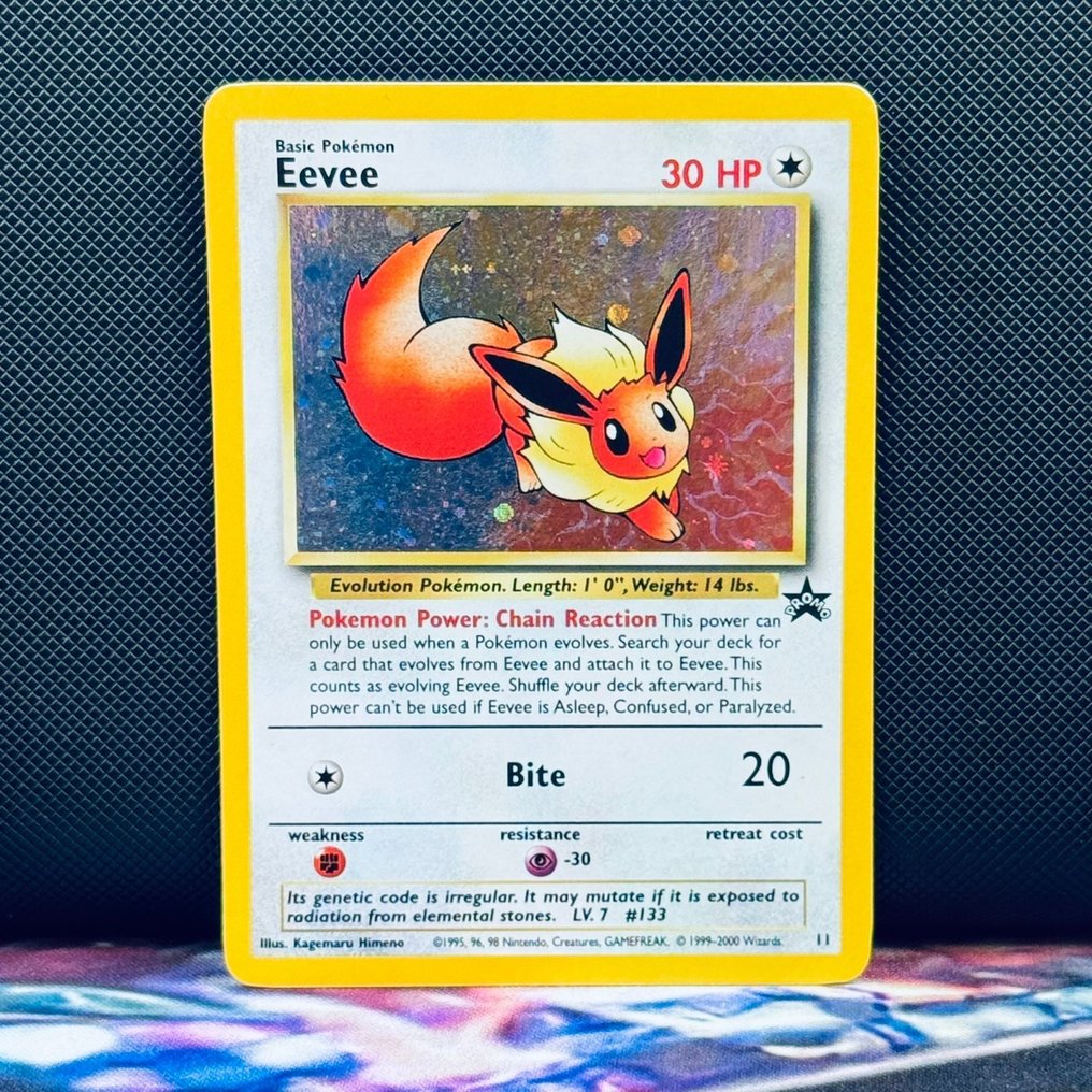 Pokémon Card - Eevee holo 11 - Pokémon #1.0