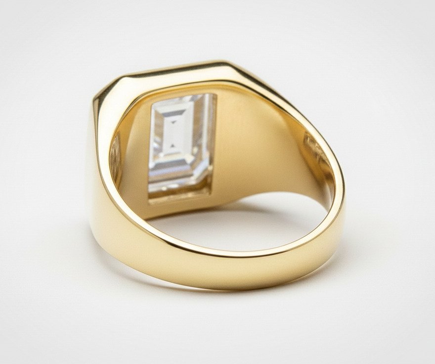 戒指 - 14K包金 黄金 -  4.00ct. tw. 钻石 (实验室培育) #3.2