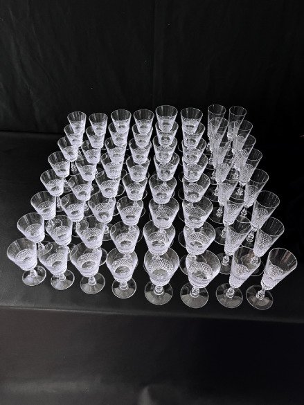 Val Saint Lambert - Drinking set (65) - Heidelberg - Crystal #3.2