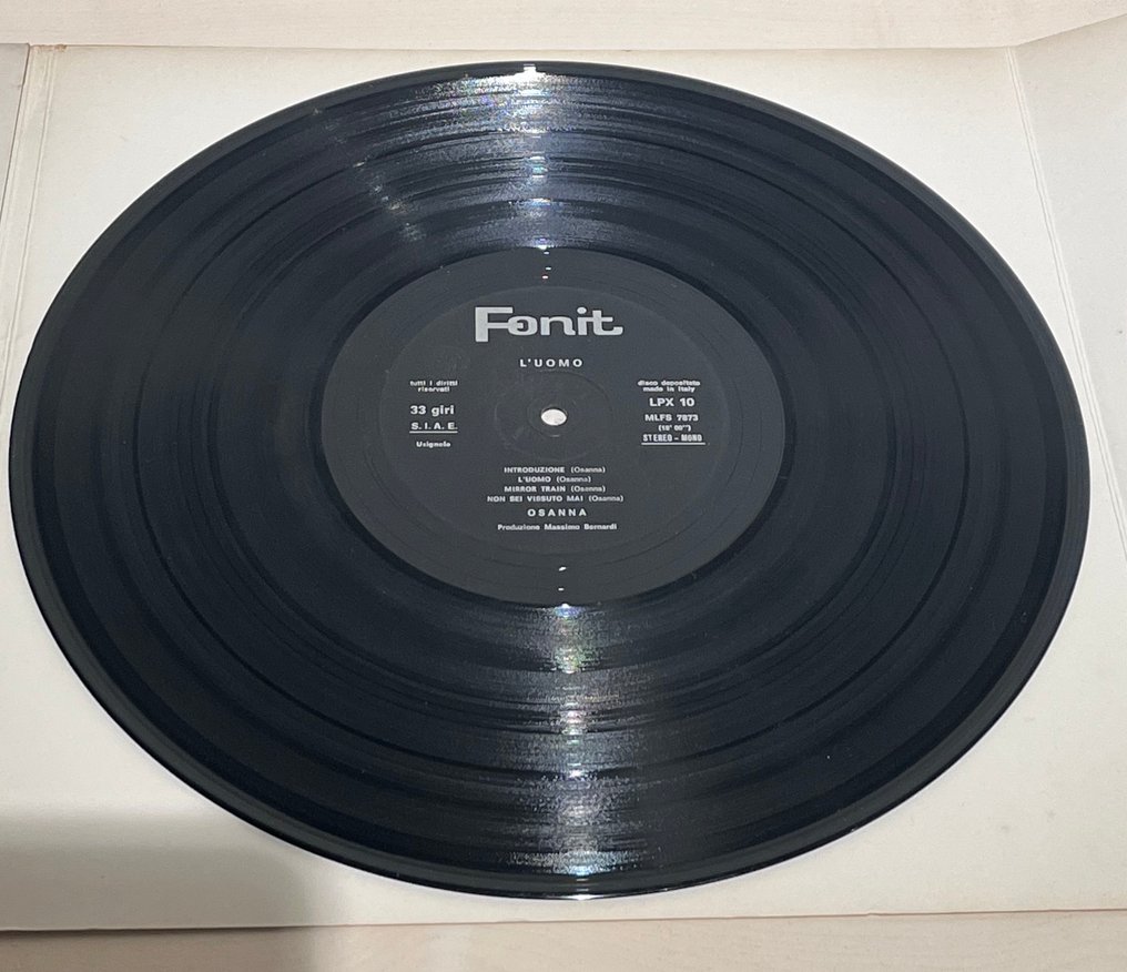 Osanna - L'UOMO - Disc vinil - Stereo - 1971 #4.3