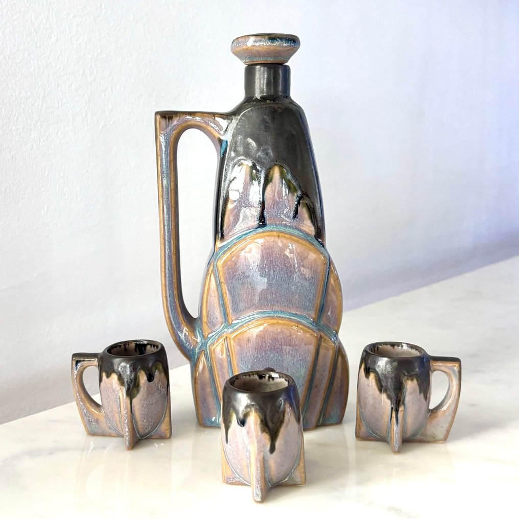 Denbac - Serviço de licor (4) - 604 - Grés #1.0