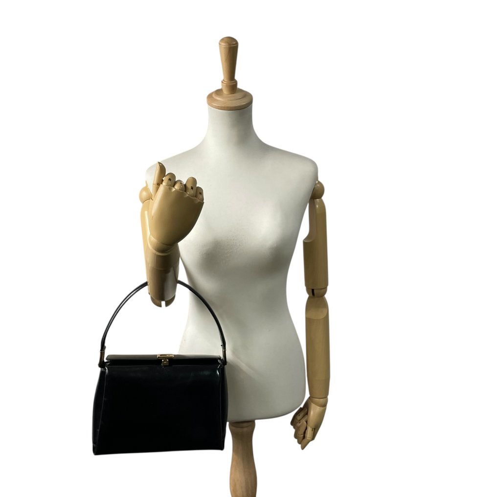 Gucci - Formal Leather Handbag Classic Structured Top Handle Bag - Τσάντα #3.2