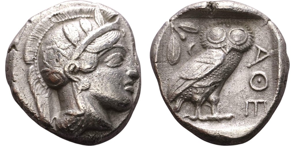 Attica, Athens Tetradrachm c. 450-404 BC #1.0