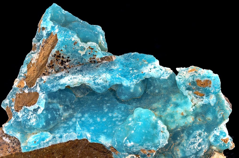 Wonderful sky blue botryoidal Hemimorphite from DR Congo - Height: 8.5 cm - Width: 7.3 cm- 177 g #3.2
