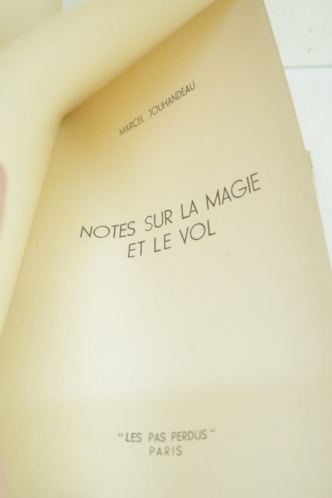 Marcel Jouhandeau [Occultisme] - ‎Notes sur la magie et le vol - 1952 #2.1
