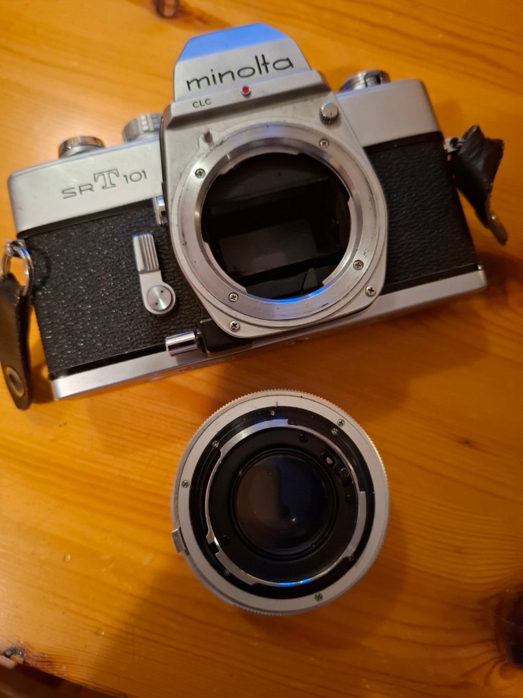 Minolta SRT 101 + MC Rokkor-PF 1,7/50mm | Αντανακλαστική φωτογραφική μηχανή με μονό φακό (TLR) #1.0