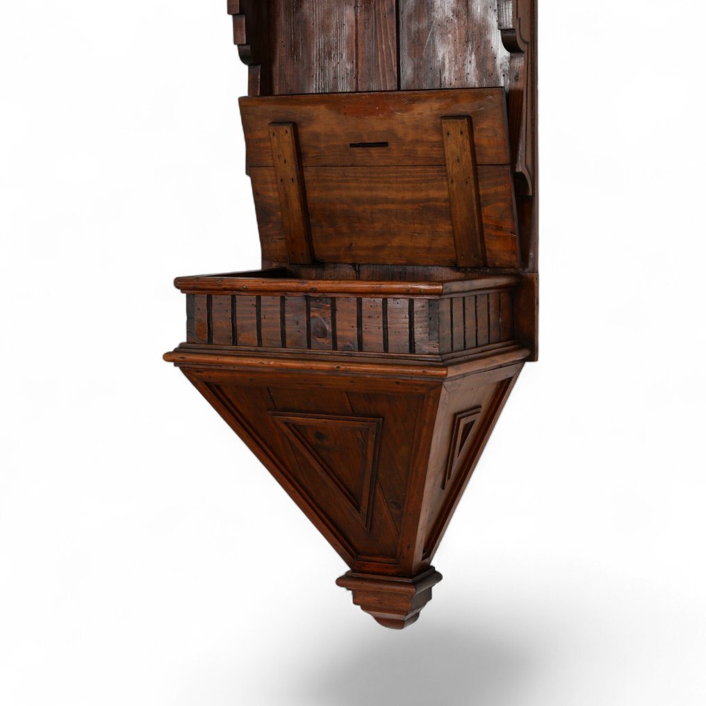 Tirelire de charité - Châtaignier - XIXe siècle #2.1