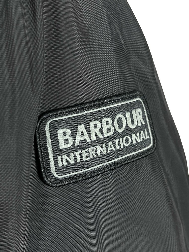 BARBOUR International Premium Leather England Exclusive Down Coat iconic Jacket - Winter Coat Tg. XL - Jas #1.0