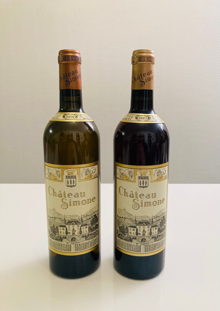 2019 Château Simone blanc & 2021 Rosé - Palette - 2 瓶 (0.75L) #1.0
