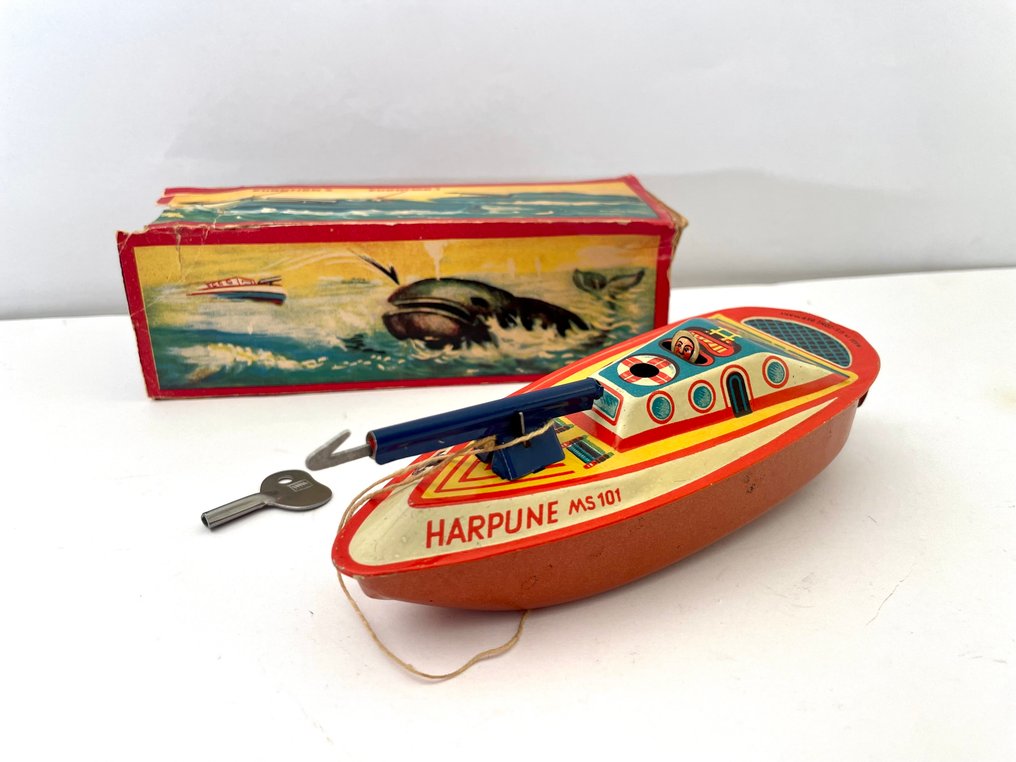 Seidel (MS) - Jouet en étain - Harpune MS 101 - 1940-1950 - Allemagne #1.0