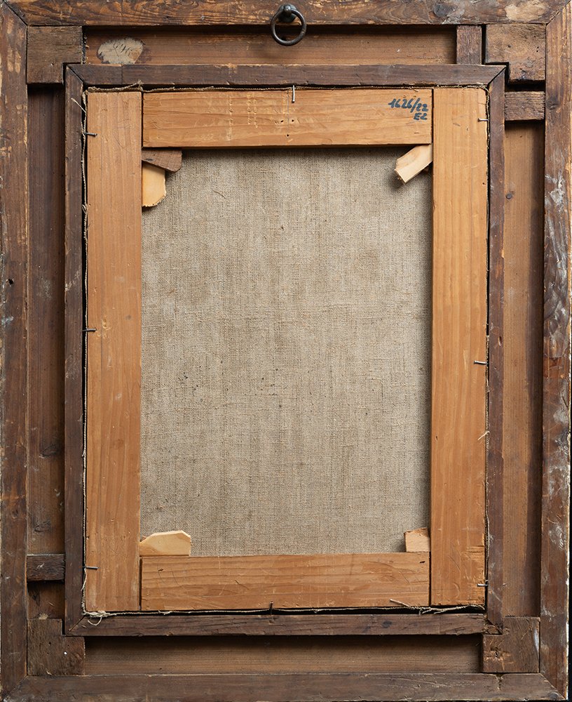 Scuola veneziana (XIX) - Donna con maschera #3.2