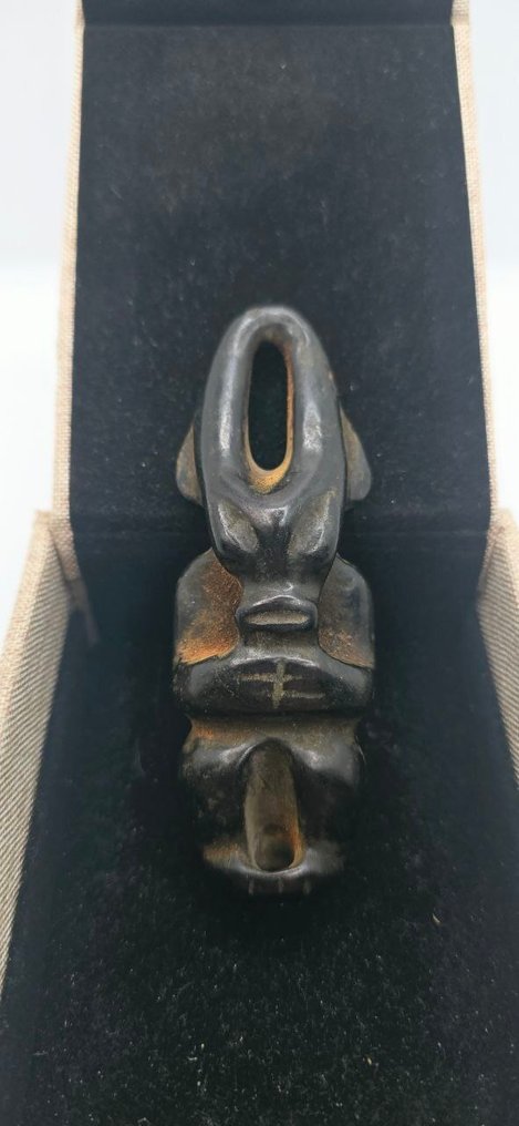 Άγαλμα χαμαικικού νεολιθικού από Τουρμαλίνη - Χωρίς ελάχιστη τιμή - Φυλακτό - Ινδουιστικό είδωλο, θεός του #4.3