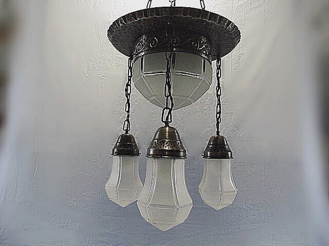 吊燈 - 水晶, 锯齿状抛光 - Art Deco，手工艺 #1.0