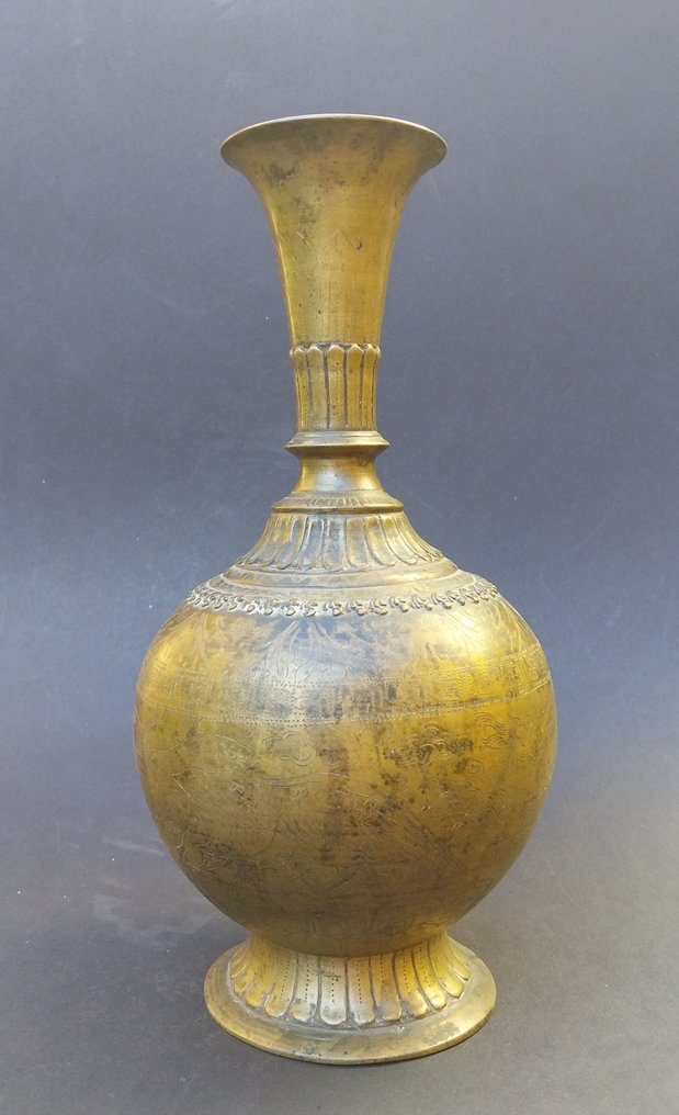 瓶狀花瓶  - 黄铜色 - 圣水瓶 Surahi #1.0