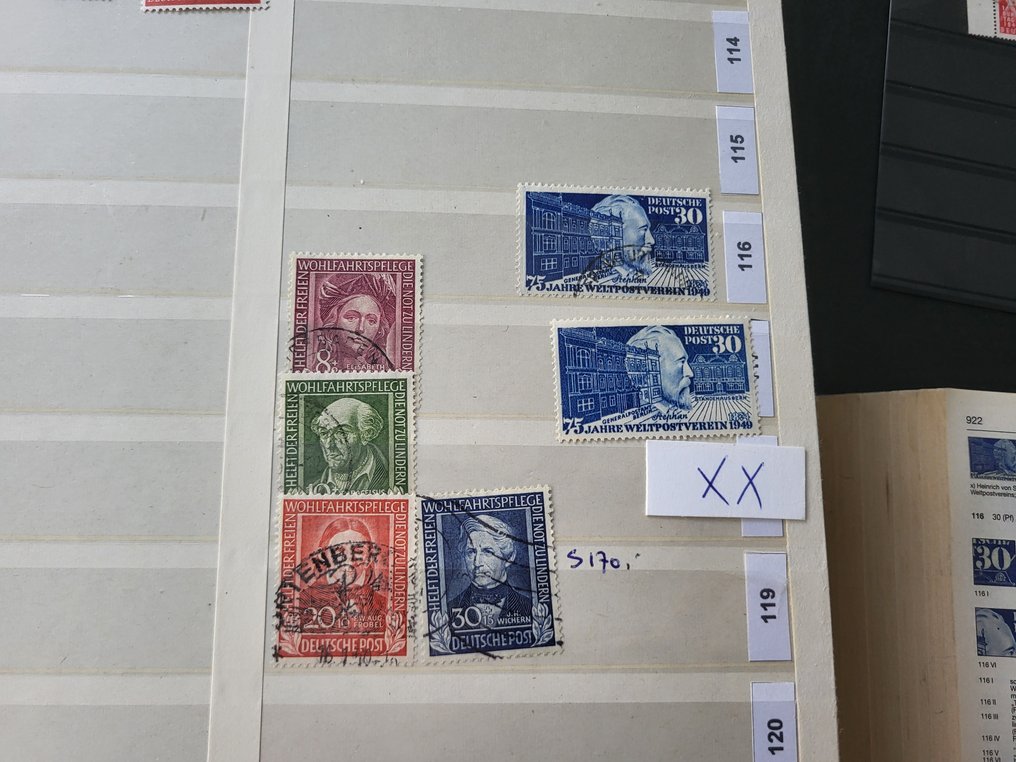 Germany, Federal Republic 1949/1975 - Collection in a KA-BE album, with everything postmarked and mint except for a few. #2.1