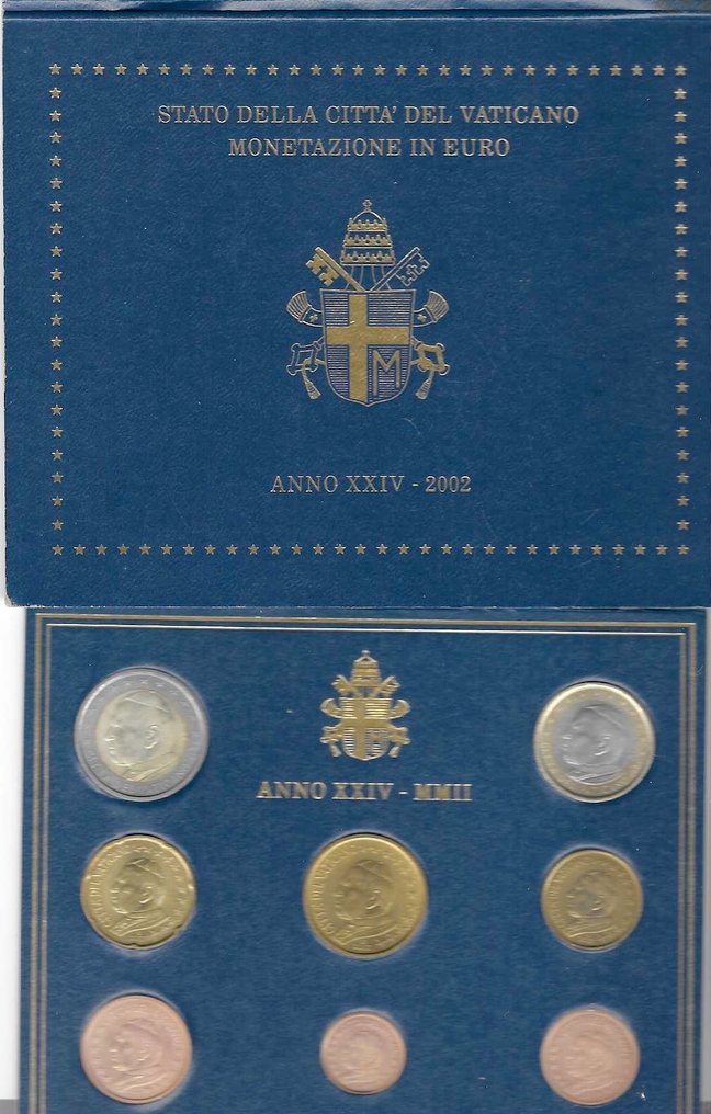 教廷. Year Set (BU) 2002 #1.0