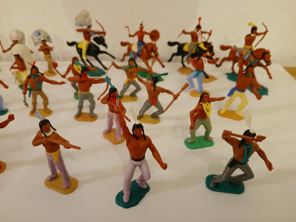 Timpo Toys - Statuetta - Indians Lot - Plastica #3.2