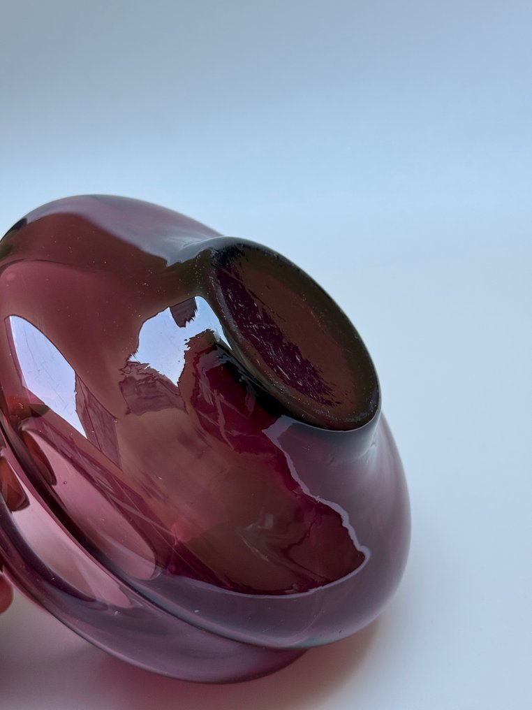 Verrière Doyen - Βάζο -  Λουλουδάκια  - Γυαλί, Αμέθυστος γυαλί - Αρτ Ντεκό #4.3