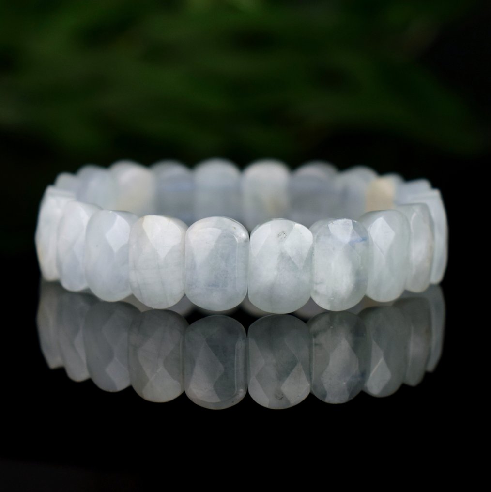 Genuine Brazilian Aquamarine – Elegance and Purity – High quality - Width: 14 mm- 31.9 g #1.0