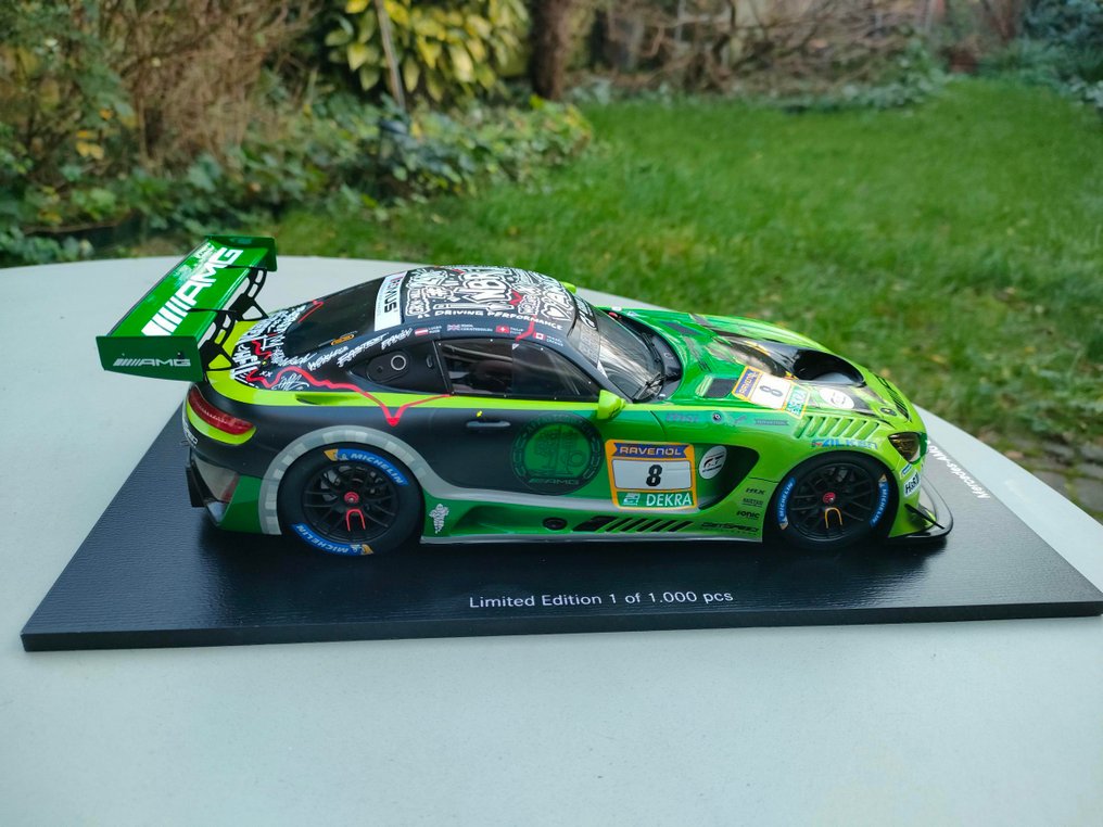 Spark 1:18 - Modelbil - Mercedes-Benz AMG GT3 - 24 timer Nürburgring 2024, begrænset udgave! #4.3