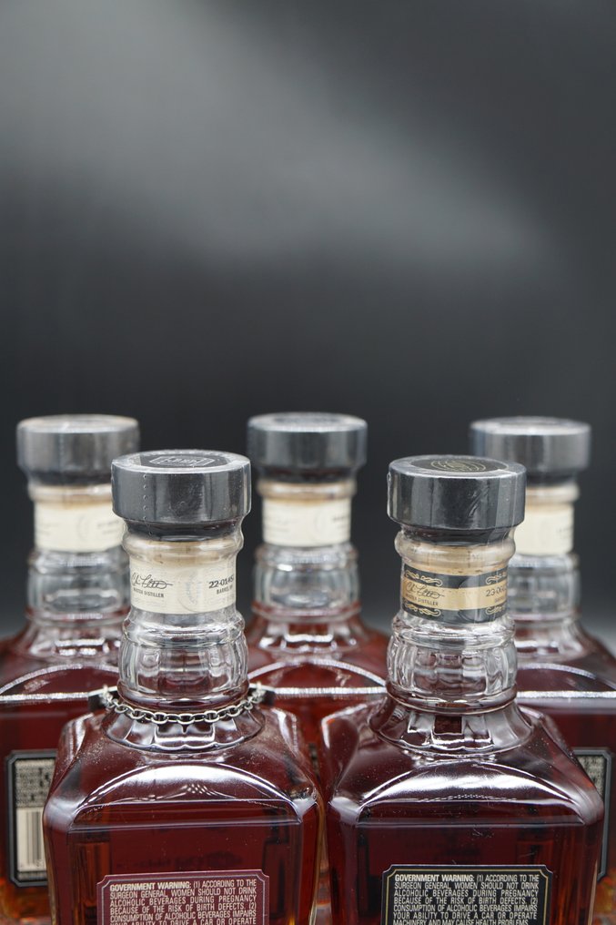 Jack Daniel's Single Barrel set - Lexie Rye, Barrel Proof et all  - 35cl & 375ml - 5 garrafas #3.2