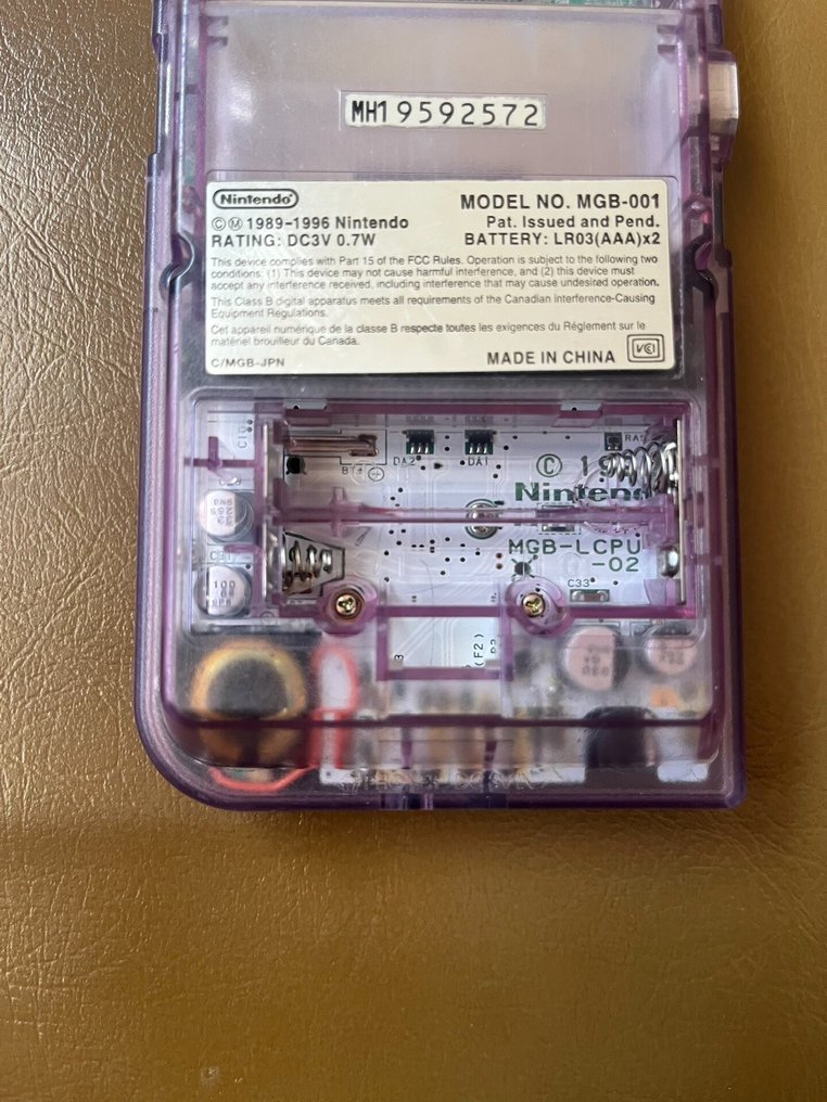 Nintendo - Gameboy Pocket - Transparent purple - Video game console #3.2